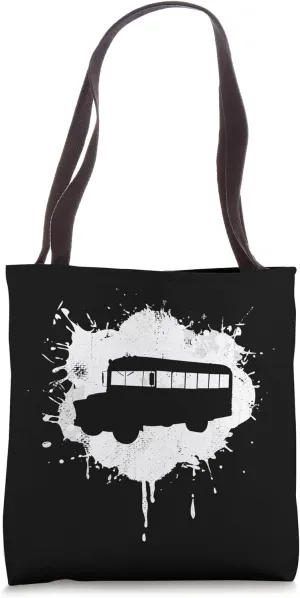 Bus Graffiti Tote Bag
