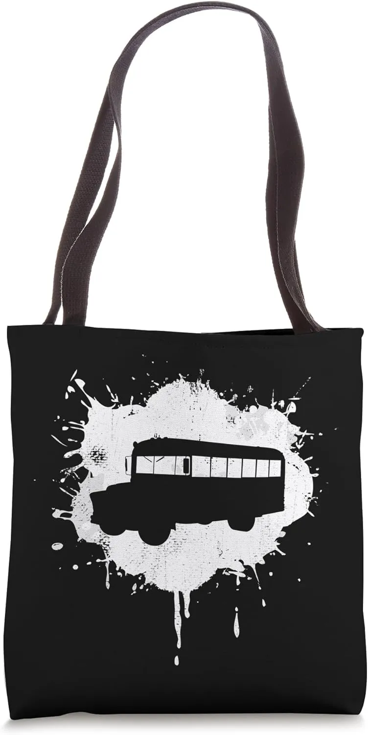 Bus Graffiti Tote Bag