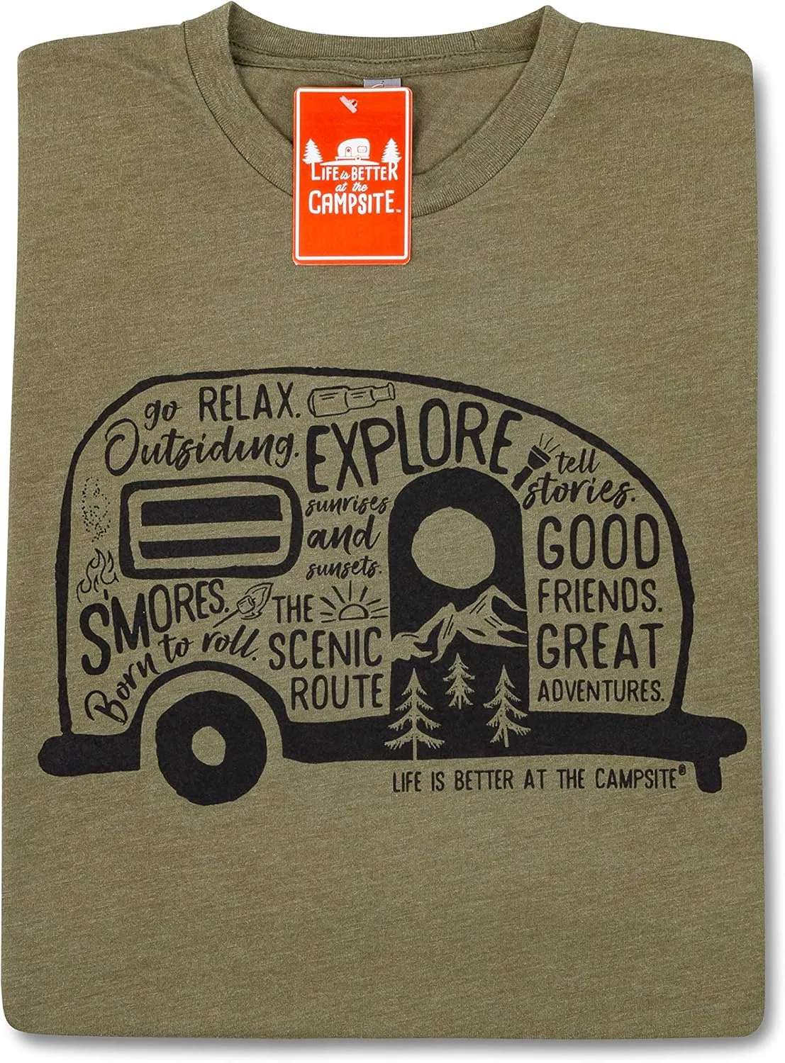 Camco Life is Better at The Campsite Crew Neck