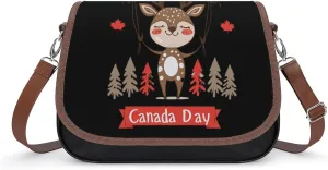 Canada Day Crossbody Bags for Women Fashion Purse Shoulder Bag Handbags with Adjustable Strap