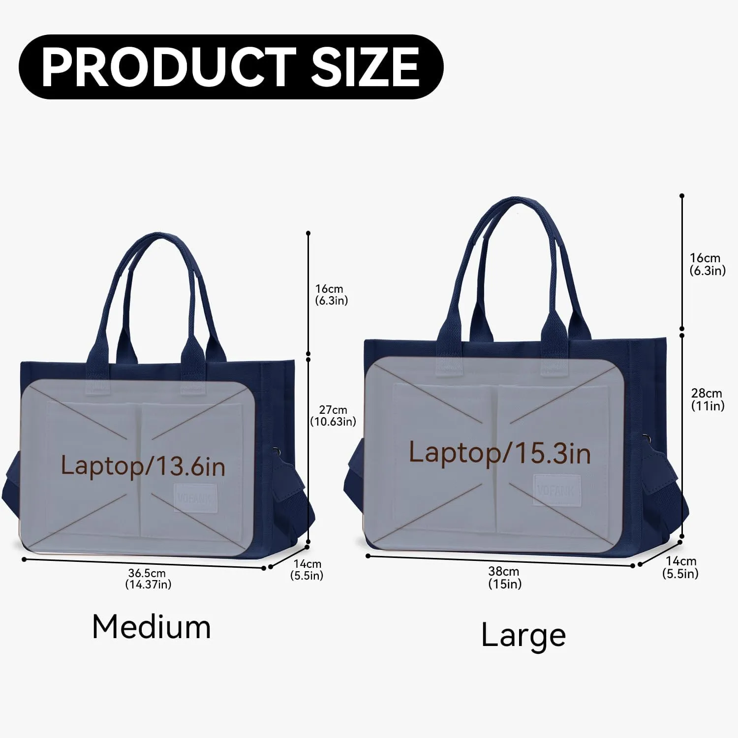 Canvas Tote Bag for Women with Pockets Large Crossbody Bag Satchel Bag Handbag Everything Everyday Bag for Work Daily
