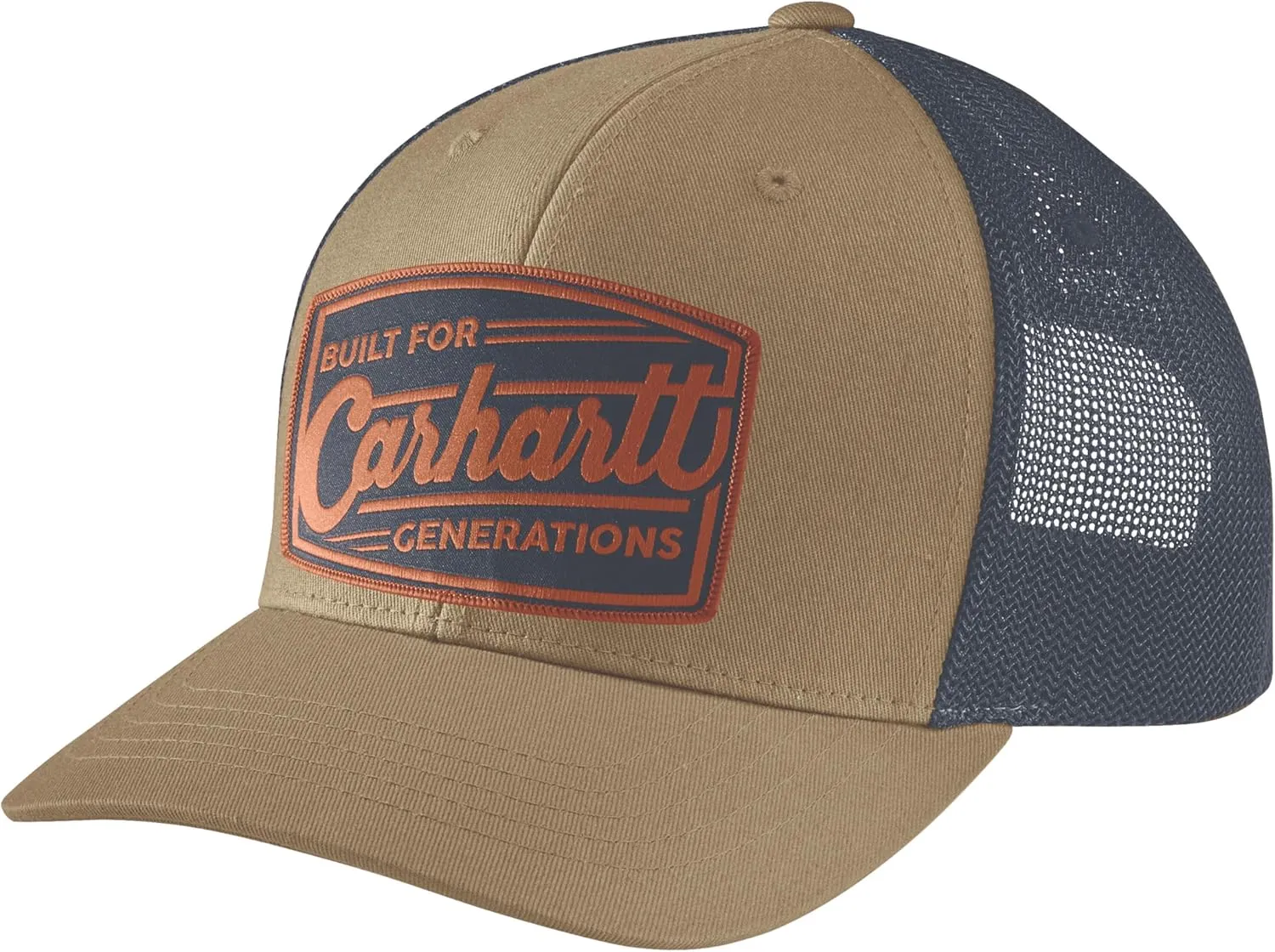 Carhartt Men's Canvas Mesh-Back Built Patch Cap