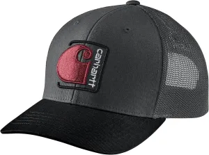 Carhartt Men's Canvas Mesh-Back C Patch Cap