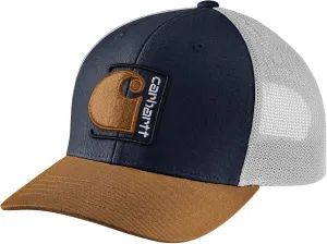 Carhartt Men's Canvas Mesh-Back C Patch Cap