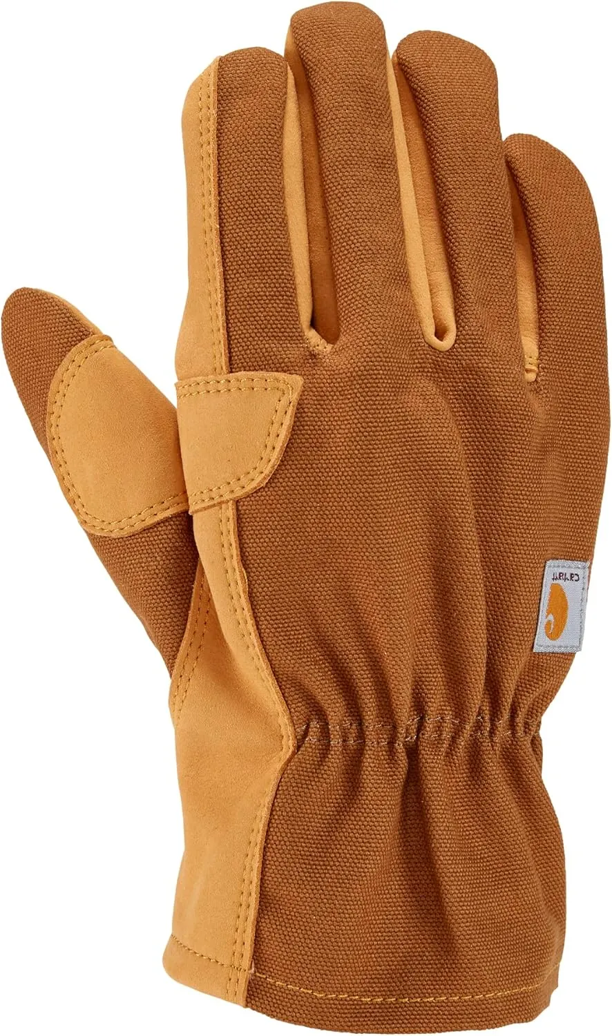 Carhartt Men's Duck Synthentic Leather Open Cuff Glove