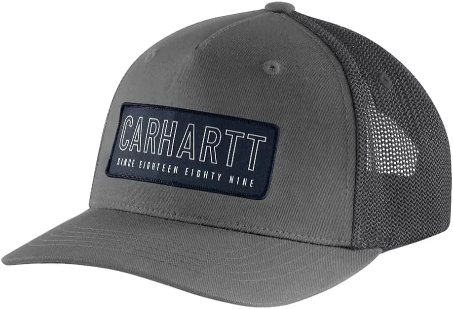 Carhartt Men's Rugged Flex Canvas Mesh-Back 1889 Patch Cap
