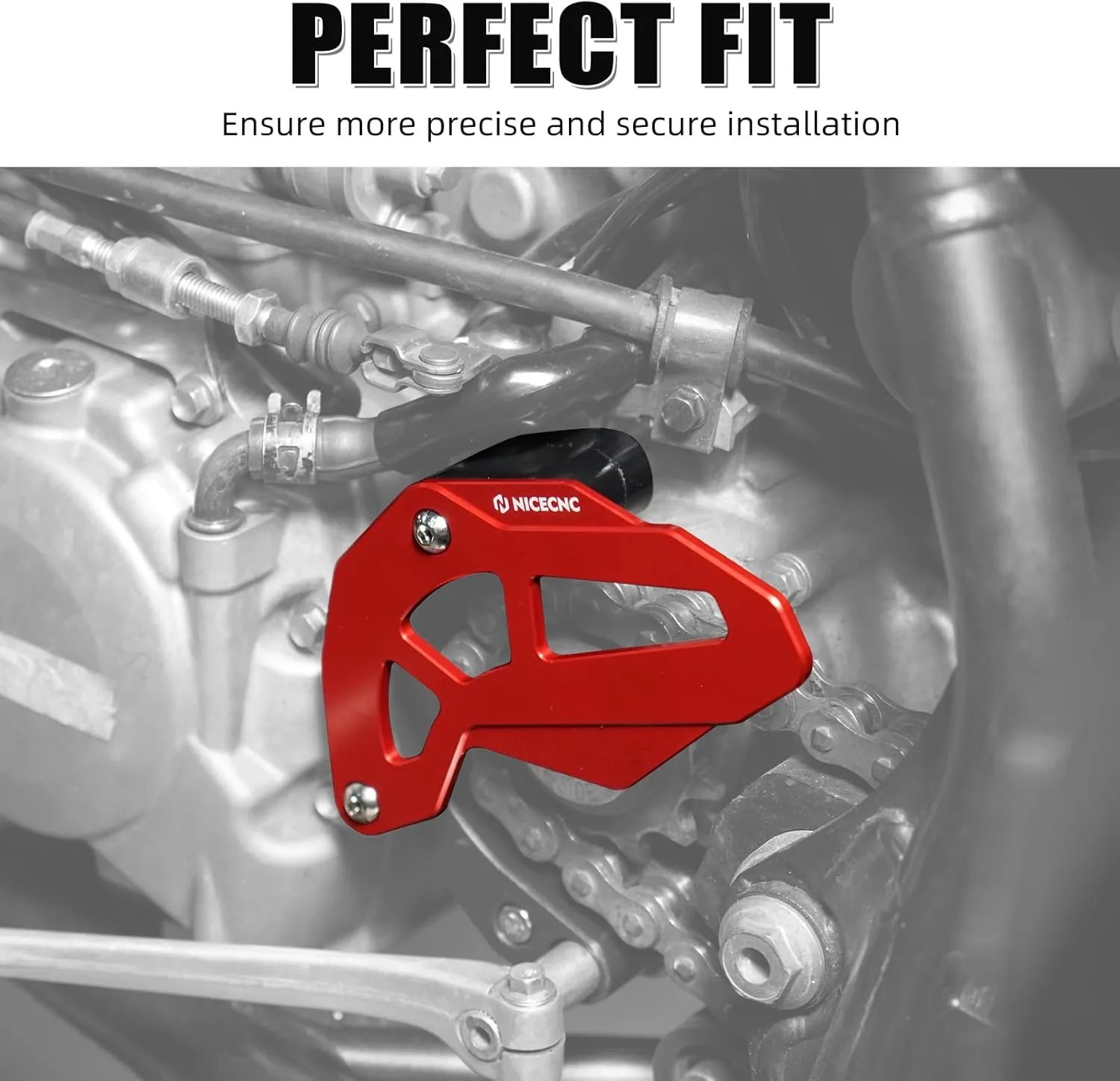 Case Saver Guard Compatible with Honda TRX450R Kick Start 2006-2009,TRX450ER Electric Start 2006-2014 Red,Replacement for 23820-HP1-600