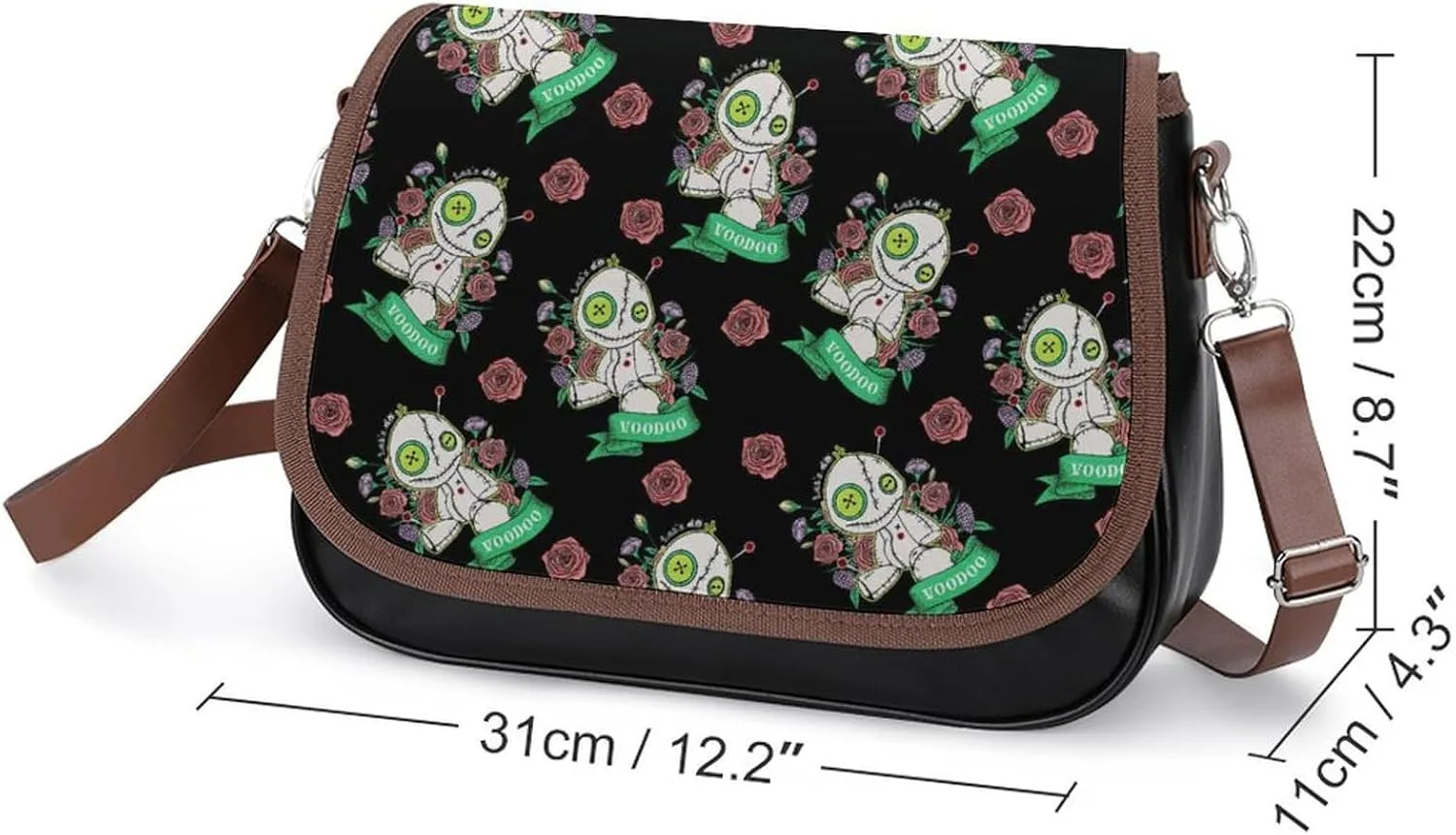 Casual Crossbody Bag for Women Fashion Leather Satchel Bags, Lightweight Small Shoulder Handbag with Adjustable Strap