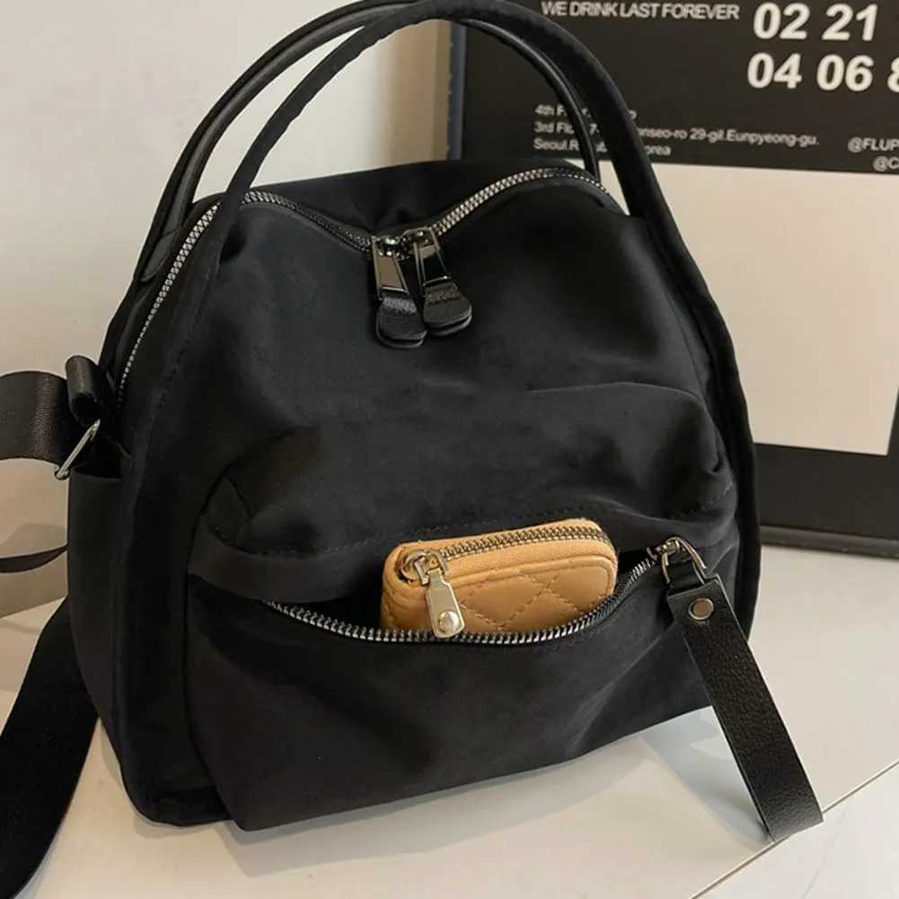 Casual Nylon Front Pocket Handbag Lightweight Large Capacity Cross Body Bag Outdoor Shoulder Bags for Women 2025