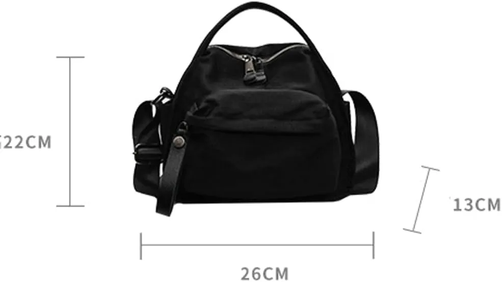 Casual Nylon Front Pocket Handbag Lightweight Large Capacity Cross Body Bag Outdoor Shoulder Bags for Women 2025