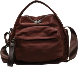 Casual Nylon Front Pocket Handbag Lightweight Large Capacity Cross Body Bag Outdoor Shoulder Bags for Women 2025