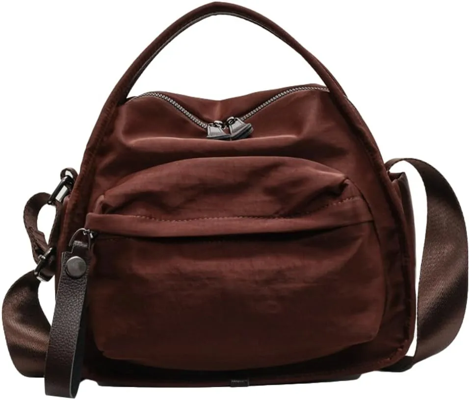 Casual Nylon Front Pocket Handbag Lightweight Large Capacity Cross Body Bag Outdoor Shoulder Bags for Women 2025
