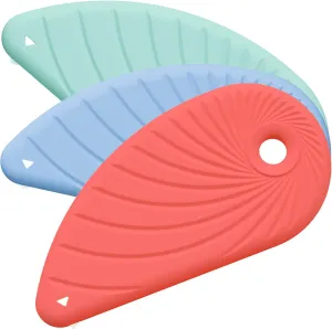 Ceramic Blade Safety Cutter, Mini Box Cutter Fits Keychain, Package Opener & Coupon Cutter Built-in magnetic (3 Pack-A)