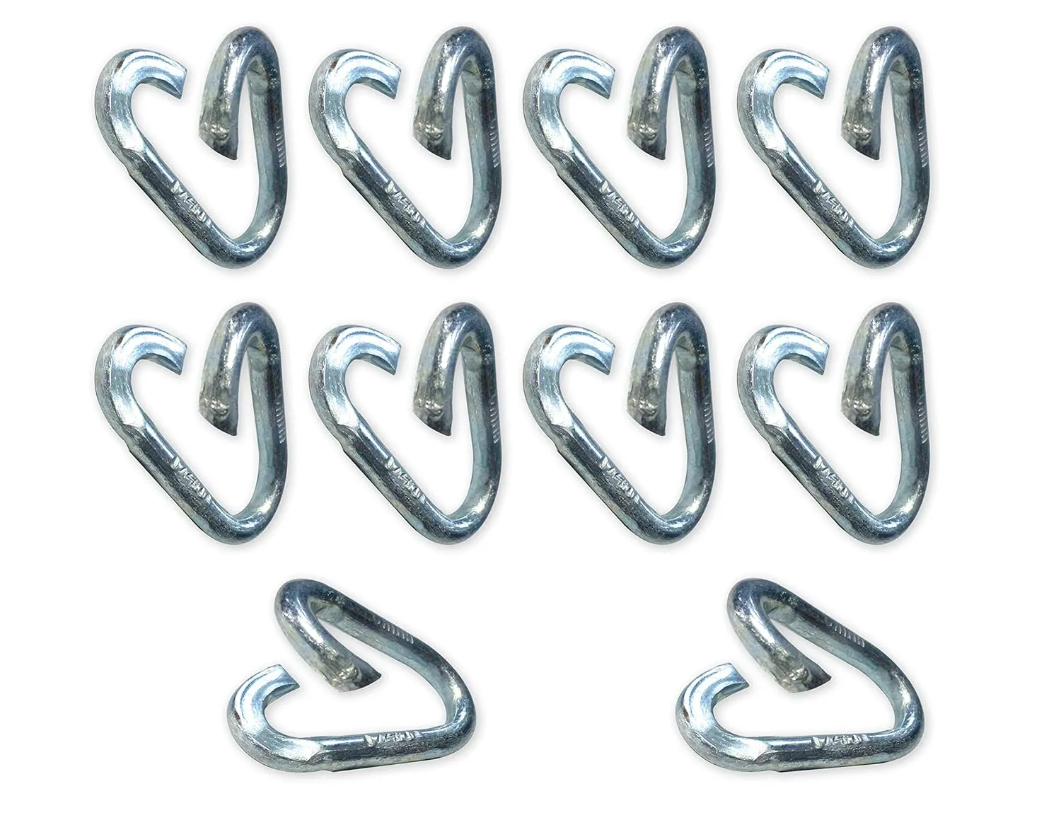 Chain Repair Lap Link - Pack of 25 - Seal Quick Fix 1/8 3/16 1/4 5/16 3/8 1/2 Chain Sizes (Field Repair) (LL312i (25 PCS))