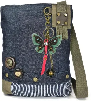Chala Patch Cross-Body Women Handbag, Canvas Messenger Bag