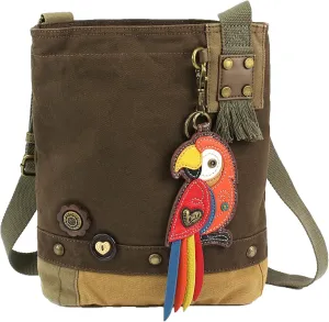 Chala Patch Cross-Body Women Handbag Dark Brown