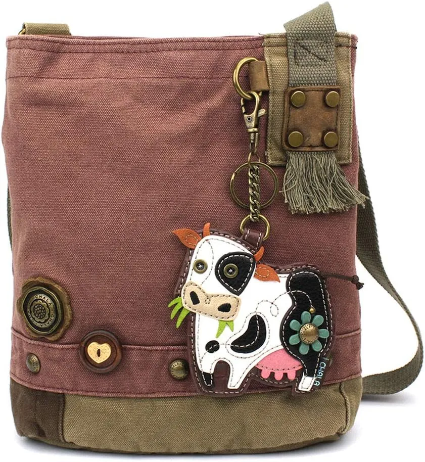 Chala Patch Cross-Body Women Handbag Mauve
