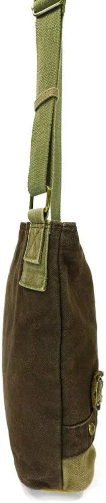 Chala Patch Crossbody, Washed Canvas Handbag, Zipper Top , Animal Prints