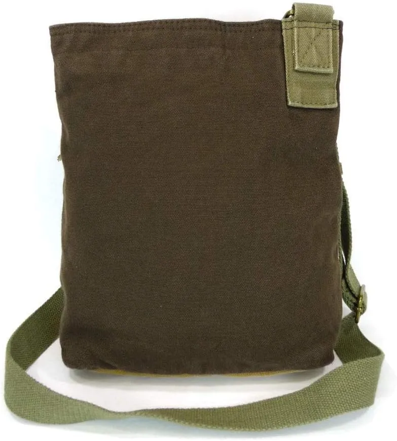 Chala Patch Crossbody, Washed Canvas Handbag, Zipper Top , Animal Prints
