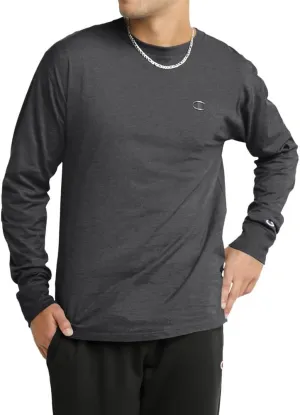 Champion Men's Classic Long Sleeve Soft, Comfortable T-Shirt (Regular or Big & Tall)