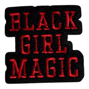 Chenille Black Girl Magic Patch (3.5 Inch) for Clothing