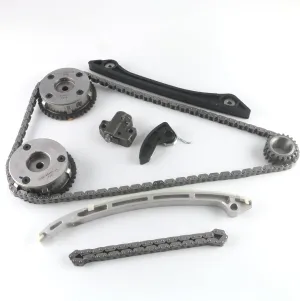 CJ5E6C525AD CJ5E6C524AD Timing Chain Kit 2 VVT and Oil Pump Chain Compatible with Land Rover Range Rover Evoque LV/Freelander MK2/ Discovery Sport L550 2011-2018 2.0L