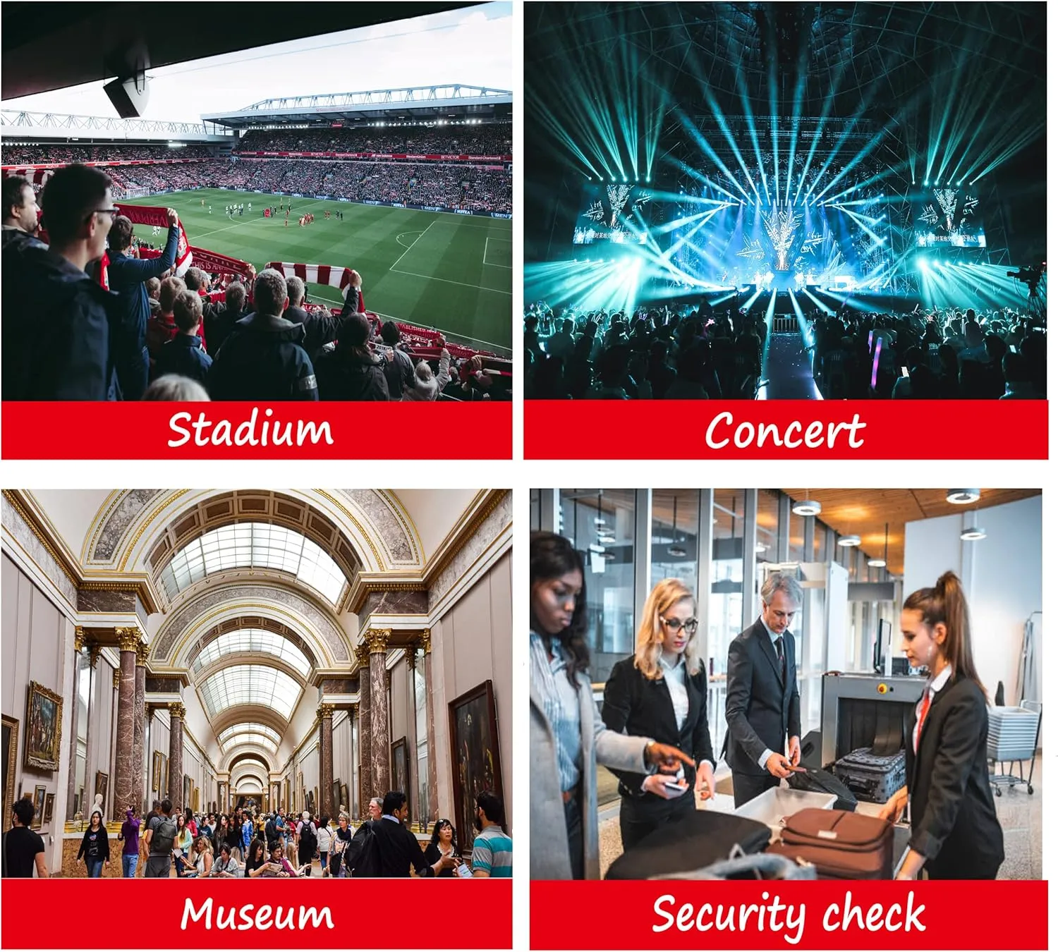 Clear Bag Stadium Approved: Suit for Quick Security Check - Small Transparent Purse for Women