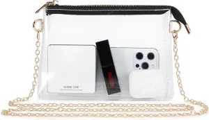 Clear Bag Stadium Approved: Suit for Quick Security Check - Small Transparent Purse for Women