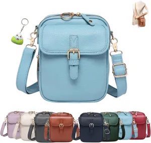 Collaborate Crossbody Leather Bag, Collaboraten 1 Crossbody Leather Bag, Anti-Theft Retro Design, Large Capacity for Women
