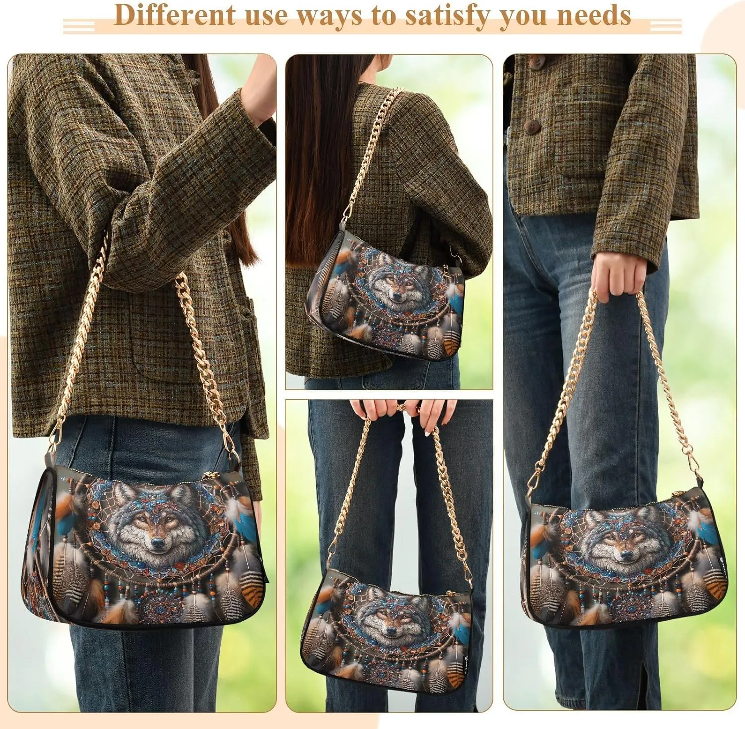 Colorful Graffiti Womens Purse, Crossbody Bag