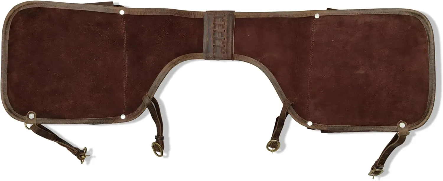 Coltoro Leather Pommel Saddle Bags for Western Horse| Trail Riding Bag with Strap for Horse Gear| Equestrian Gifts|Gear Carrier Saddle Bag