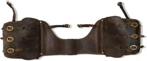Coltoro Leather Pommel Saddle Bags for Western Horse| Trail Riding Bag with Strap for Horse Gear| Equestrian Gifts|Gear Carrier Saddle Bag
