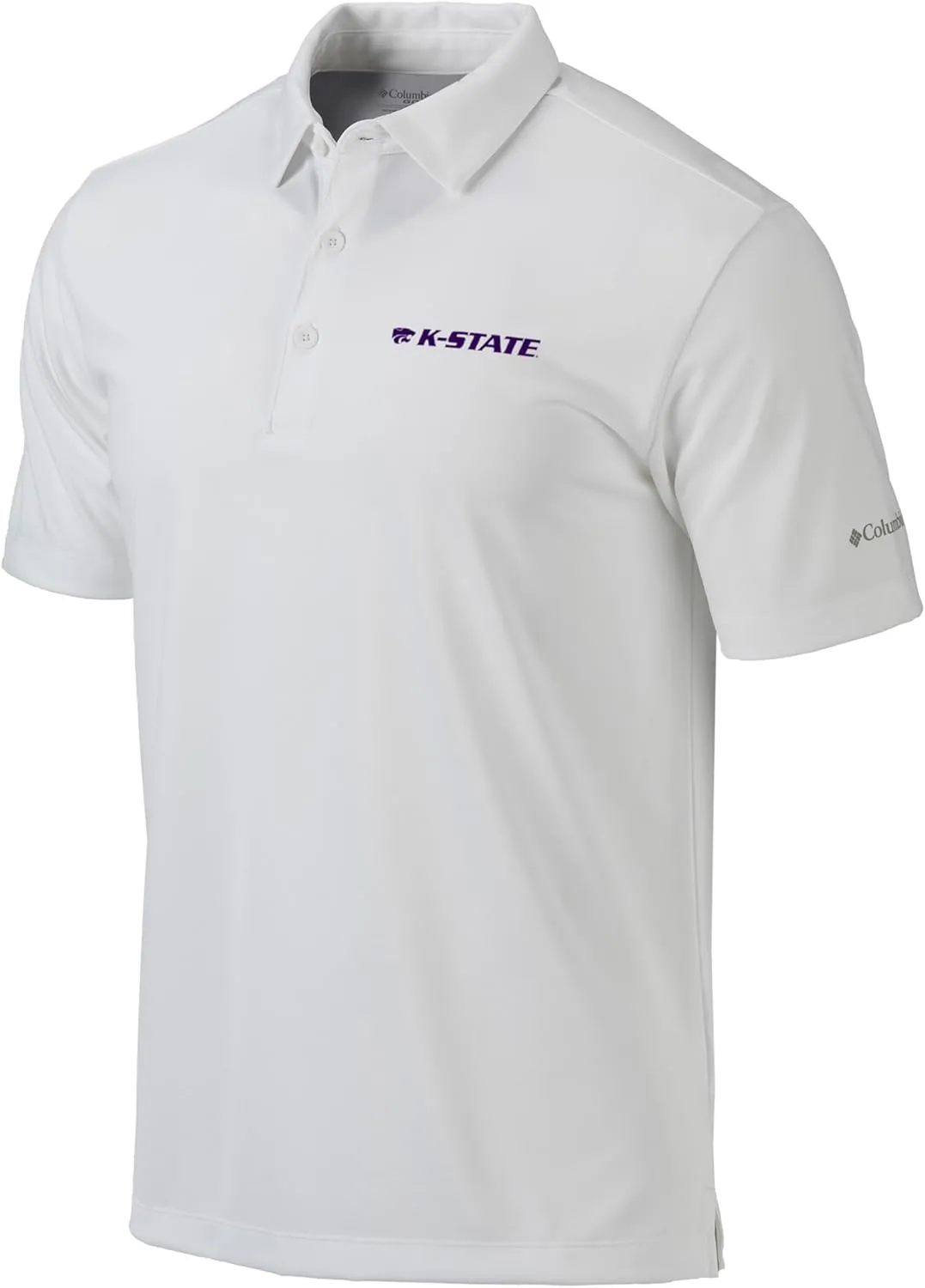 Columbia Kansas State Univ Golf Men's Lightweight Casual Golf Polo