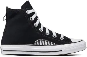Converse Men's Unisex Chuck Taylor All Star Seasonal 2019 Low Top Trainers, Black and white, 7.5 Men