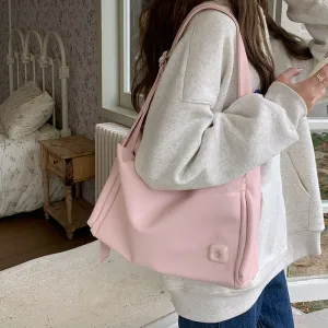 Cool Pink Class Leisure Commute Big Crossbody Bags