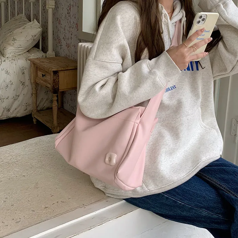 Cool Pink Class Leisure Commute Big Crossbody Bags