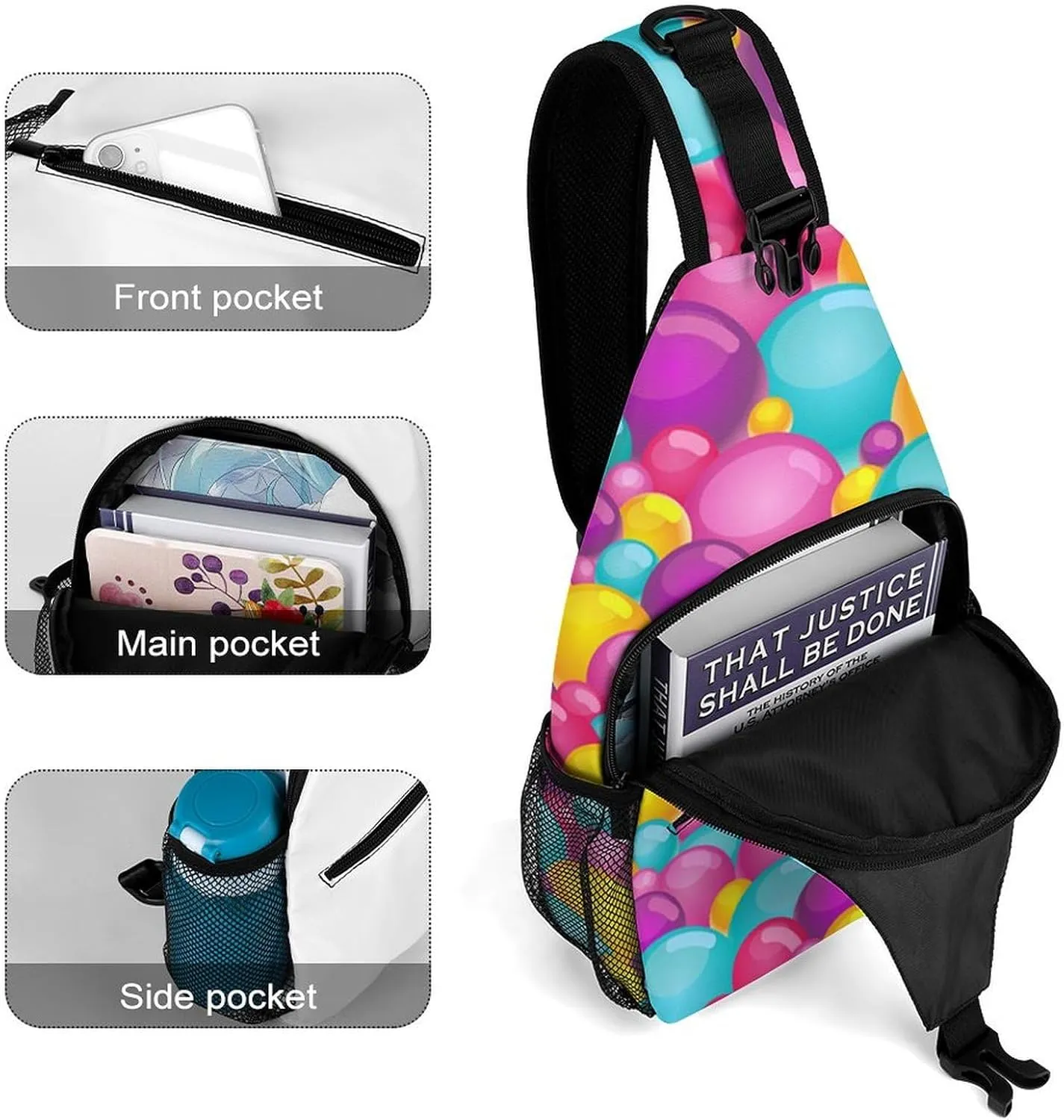 Corgi Butts Versatile And Convenient Multipurpose Crossbody Bag - Perfect for Travel And Hiking