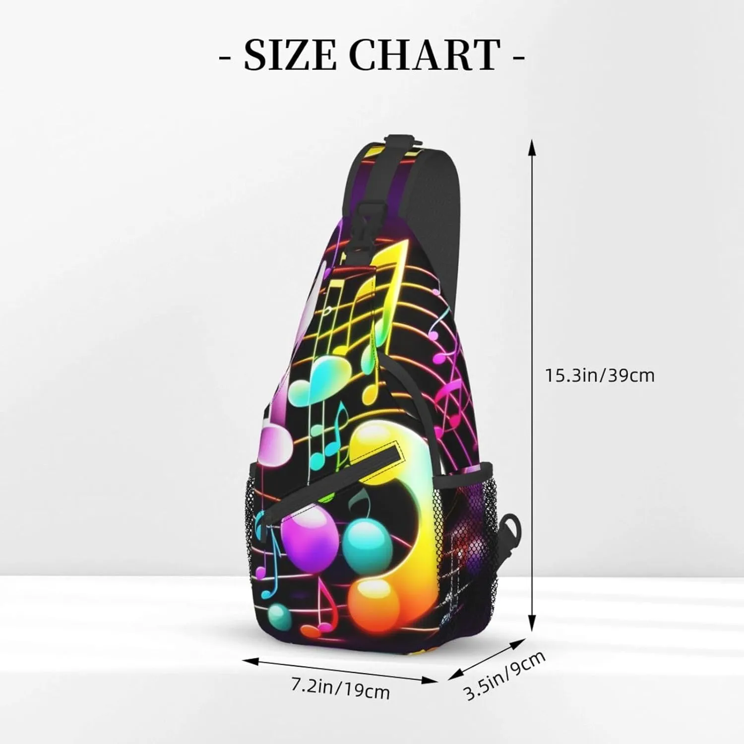 Cow Black Spot Unisex Crossbody Backpack Travel Hiking Casual Chest Bags Lightweight Fashion