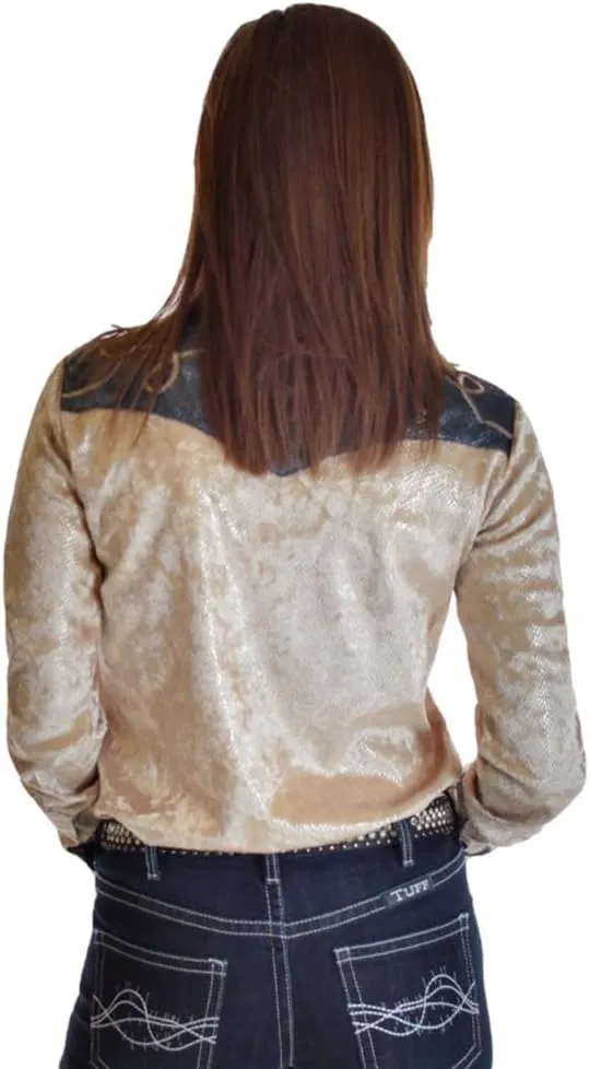 Cowgirl Tuff Western Shirt Womens L/S Button Multi-Color 100745