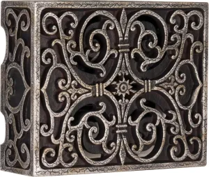 Craftmade CAB-RC Designer Carved Box Door Chime, Hand Painted Renaissance Crackle (6.75"H x 8.5"W)