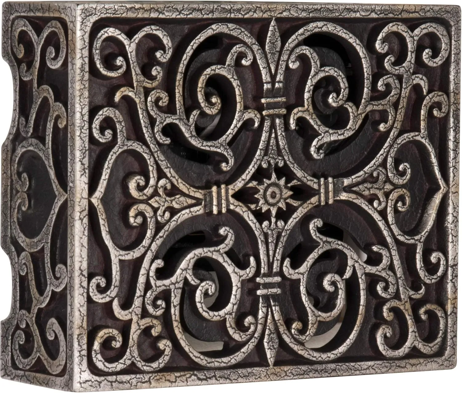 Craftmade CAB-RC Designer Carved Box Door Chime, Hand Painted Renaissance Crackle (6.75"H x 8.5"W)