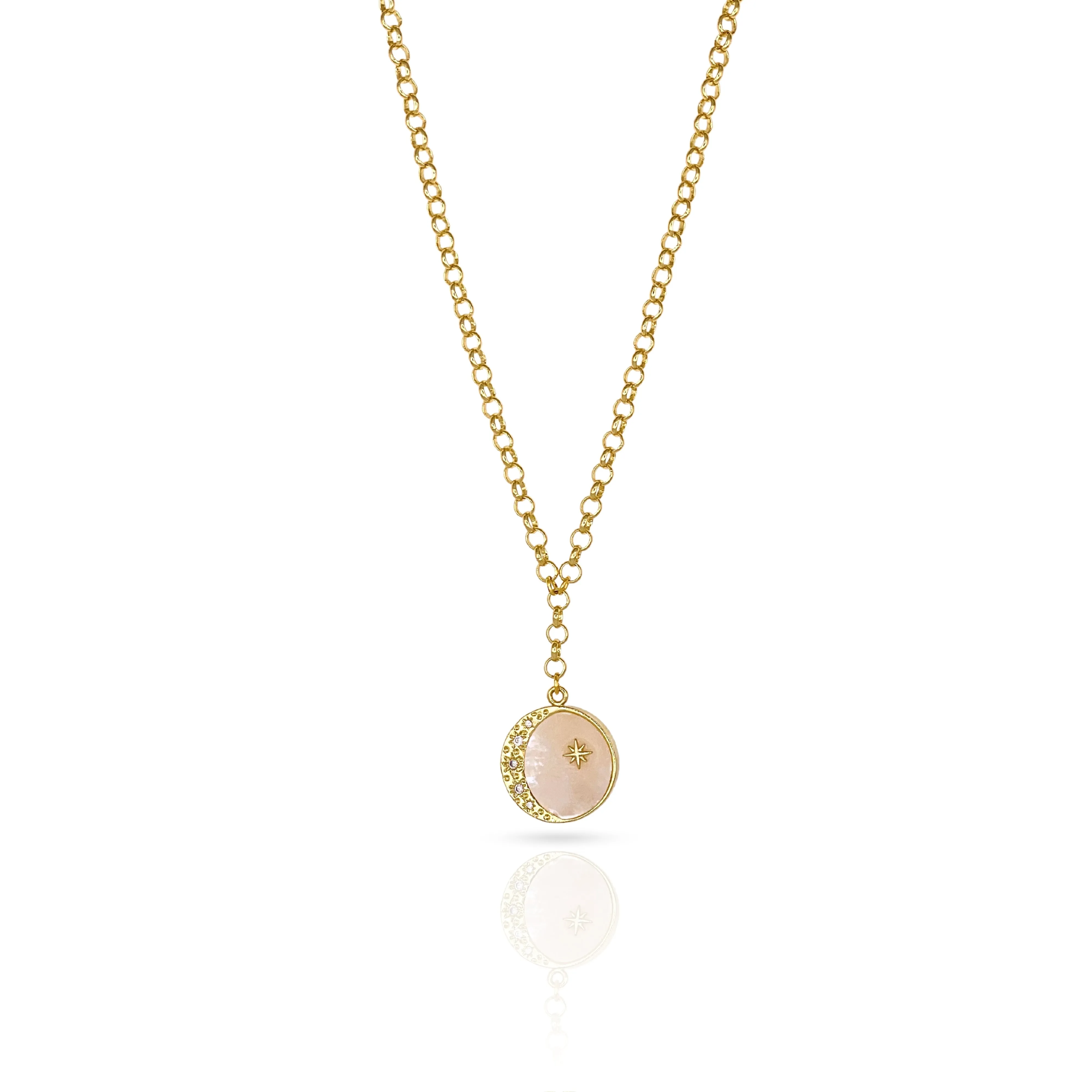 Crescent Pearl Necklace
