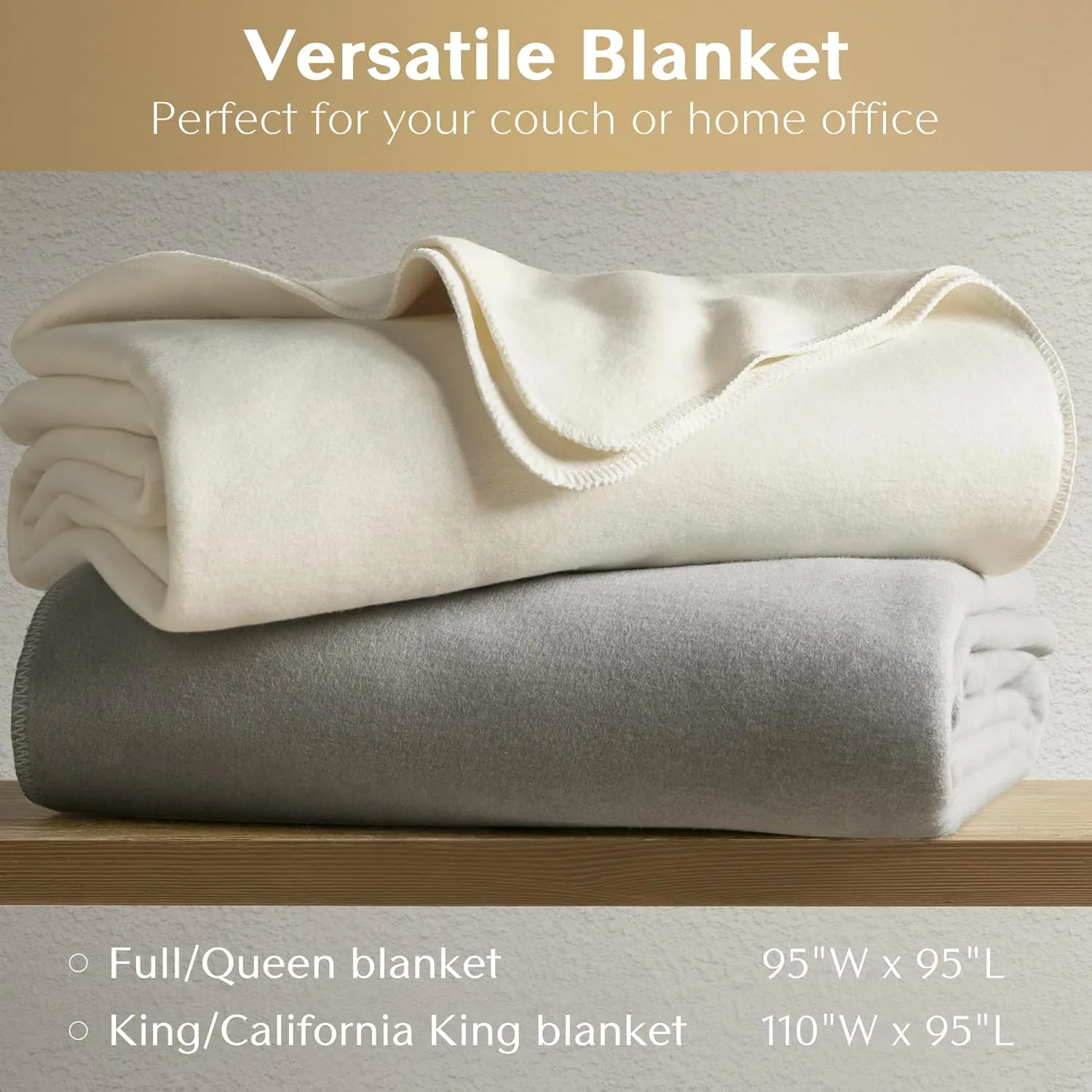 CROSCILL 100% Cotton Throw Blanket, Luxurious and Classic Solid Design, Cozy Soft, Lightweight, Breathable, All Season Oversized Throw for Couch, Andaz, Full/Queen, Grey