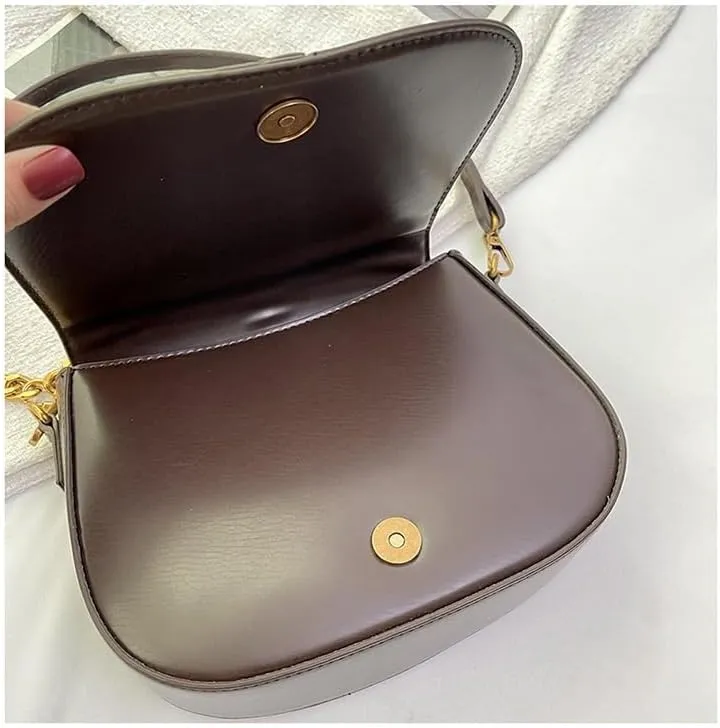 cross-body bag Chain Shoulder Crossbody Saddle Bag