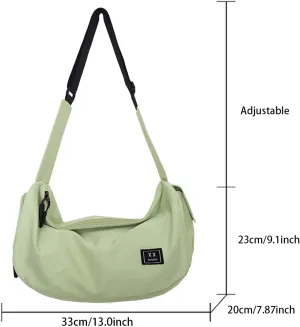 Crossbody Backpack for Men Women, Large Capacity Sports and Fitness Storage Shoulder Bag,Shoulder Adjustable