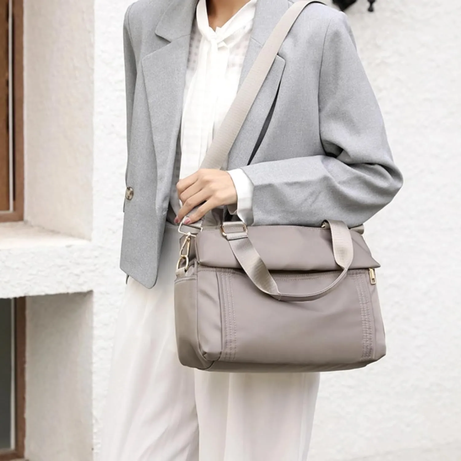 Crossbody Bags For Women Waterproof Lightweight Shoulder Bag Nylon Multiple pockets Handbags Casual Bag Purse