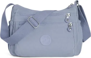 Crossbody Bags for Women Waterproof Tote Bag Casual Nylon Purse Handbag RFID Lightweight Messenger Bag