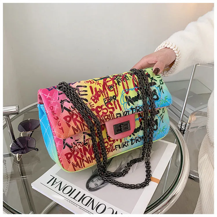 crossbody graffiti bags