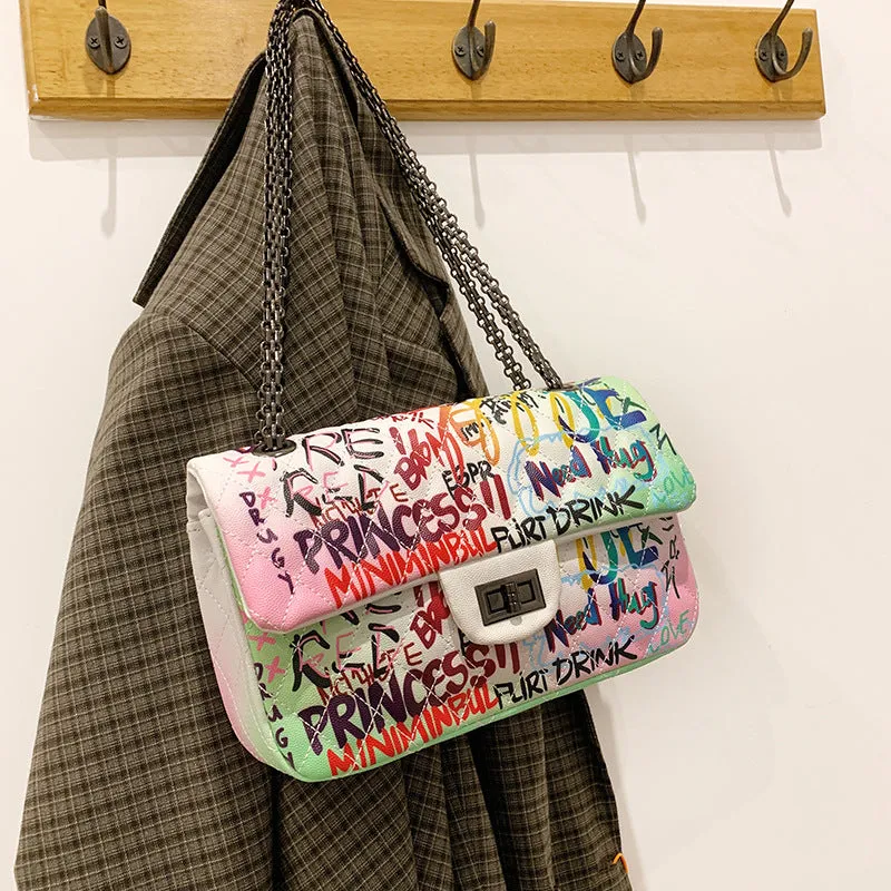 crossbody graffiti bags