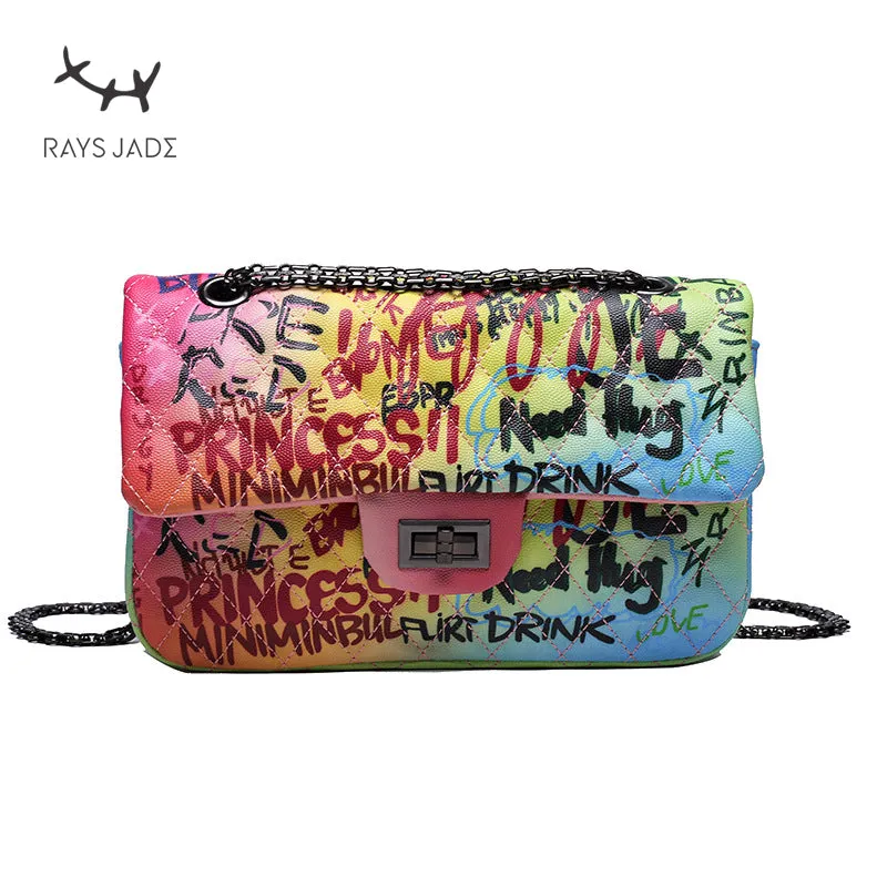 crossbody graffiti bags